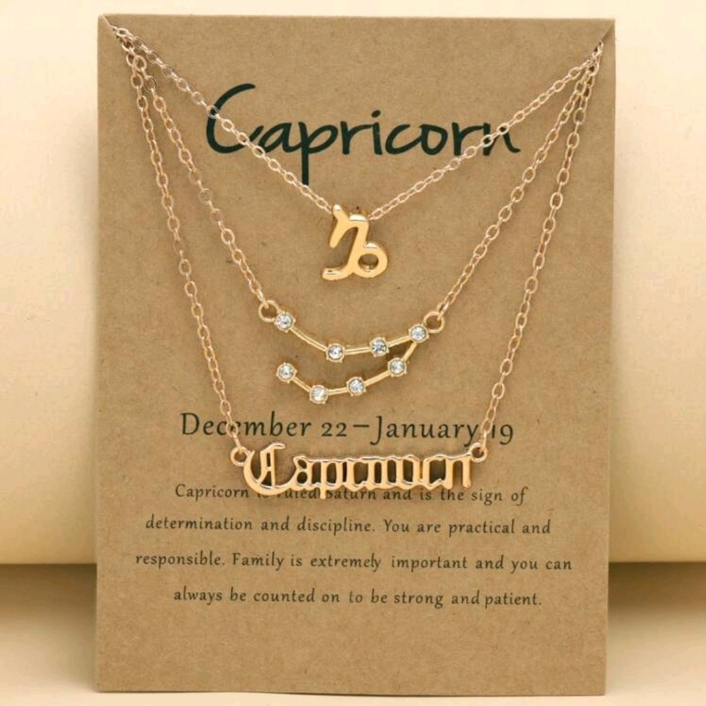 Zodiac Capricorn necklace